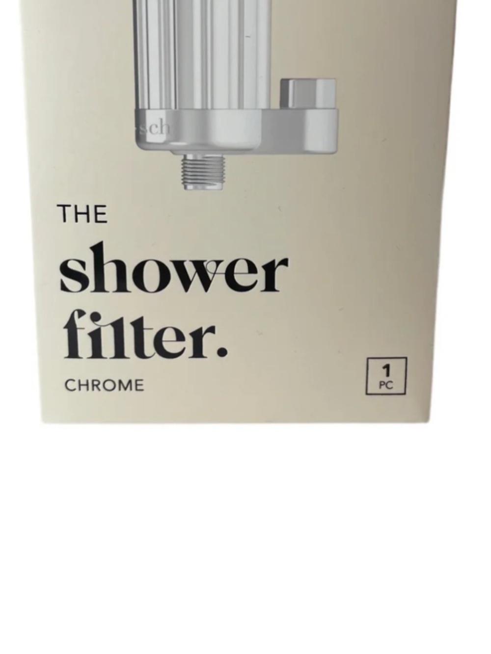 Kitsch Chrome Shower Filter - Polished Silver Finish